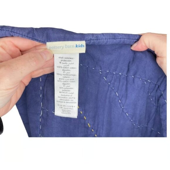 Pottery Barn Kids Jax Construction Toddler Quilt, Organic Sheet Set & Pillowcase - Picture 3 of 8